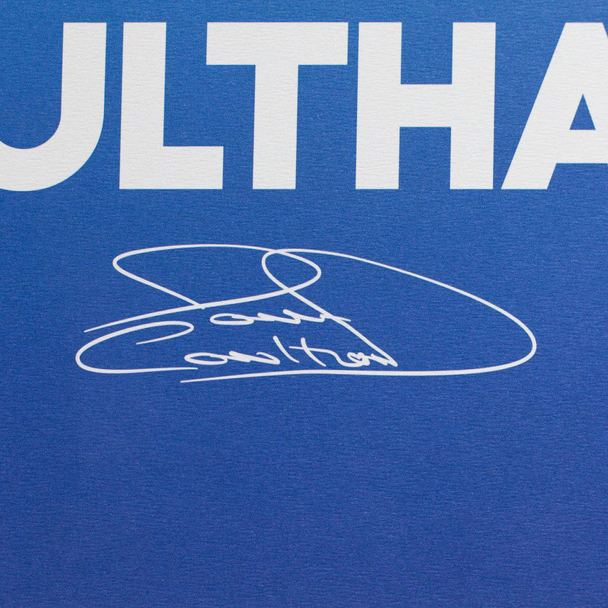 Automobilist David Coulthard 2000 Scottish Flag Helmet Print Poster