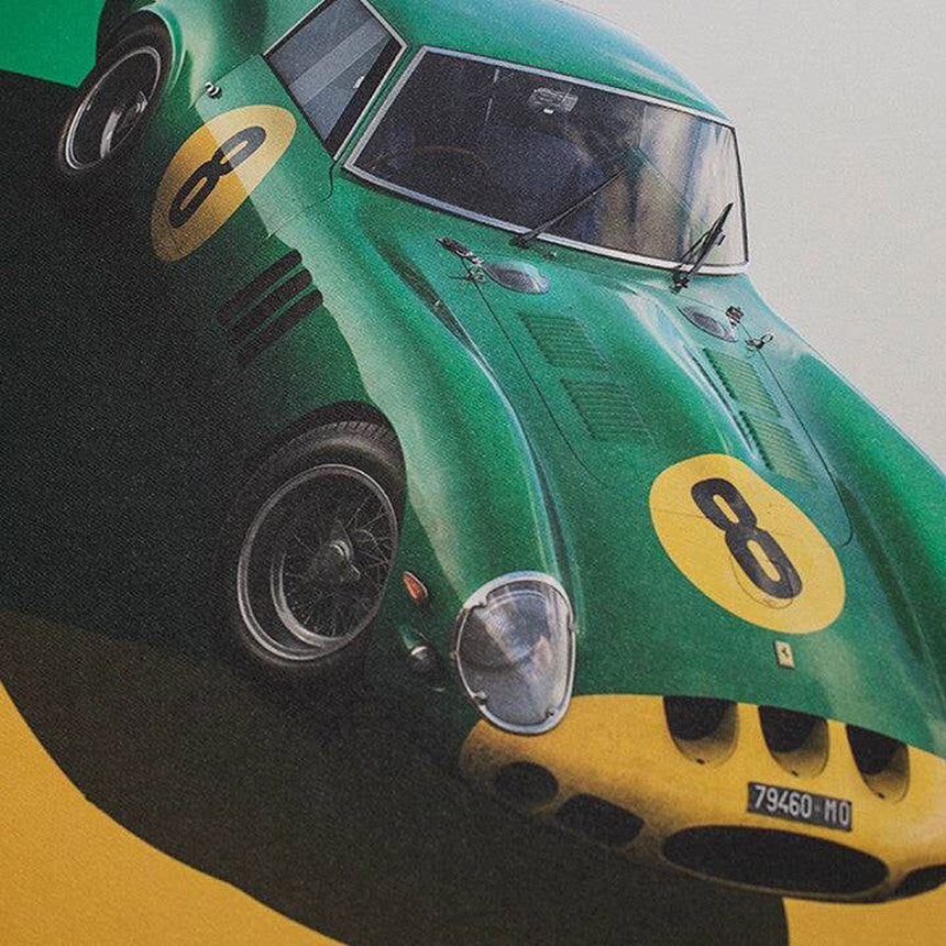 Automobilist Ferrari 250 GTO Green Goodwood TT 1962 Print Poster