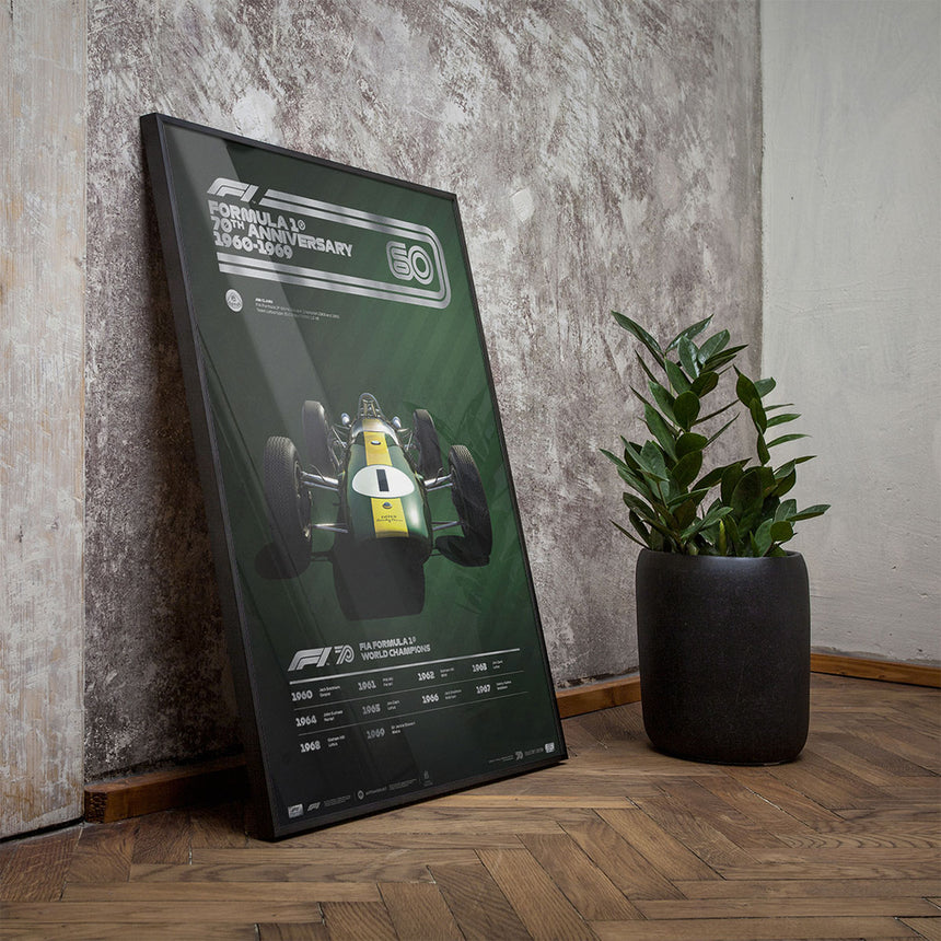 Automobilist Formula 1 Decades Team Lotus 1960s Collectors Edition Print Poster