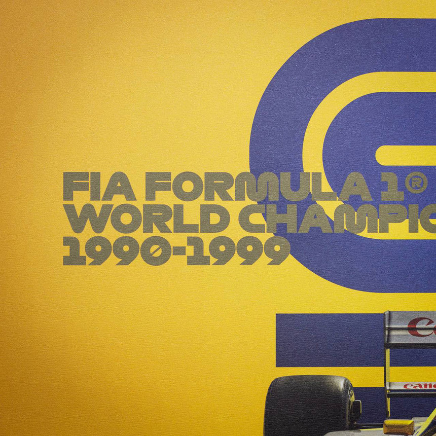 Automobilist Formula 1 Decades 90s Williams Limited Edition Print Poster