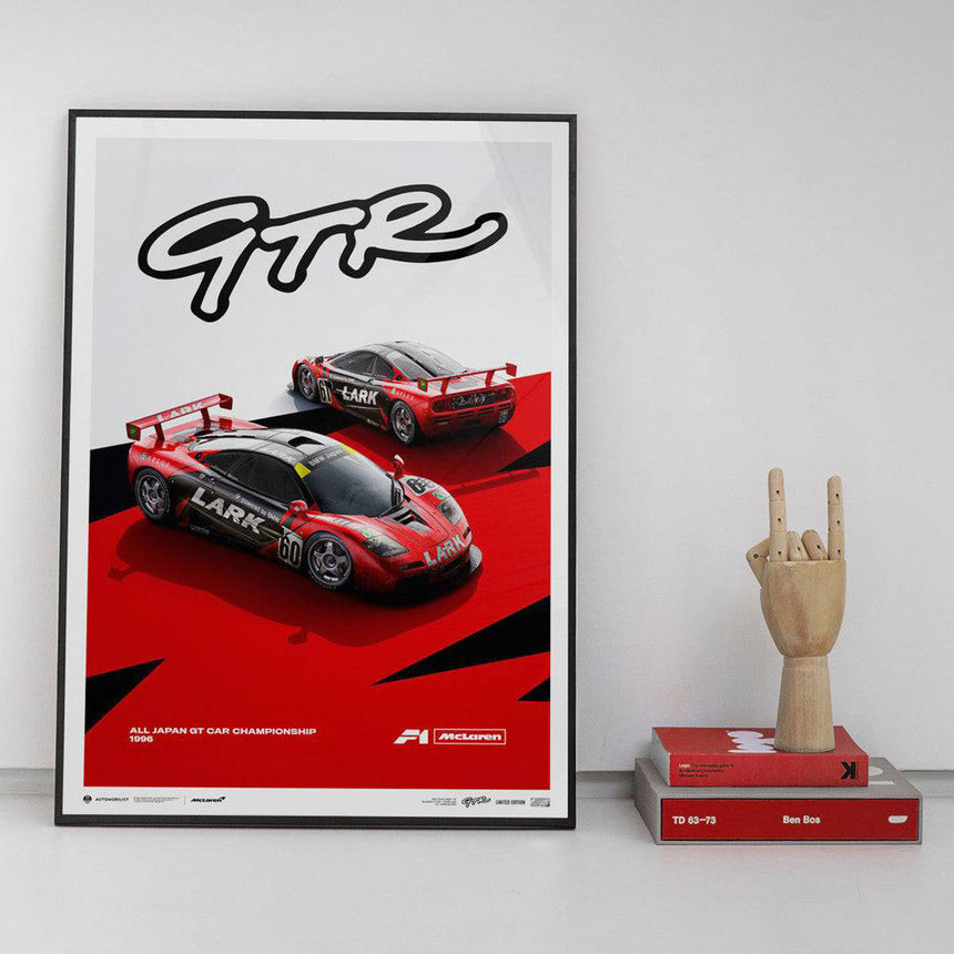 Automobilist McLaren F1 GTR 1996 Team LARK McLaren Print Poster lol