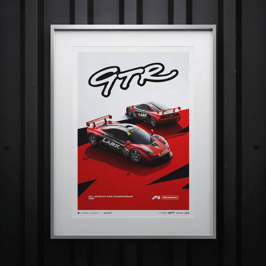 Automobilist McLaren F1 GTR 1996 Team LARK McLaren Print Poster lol
