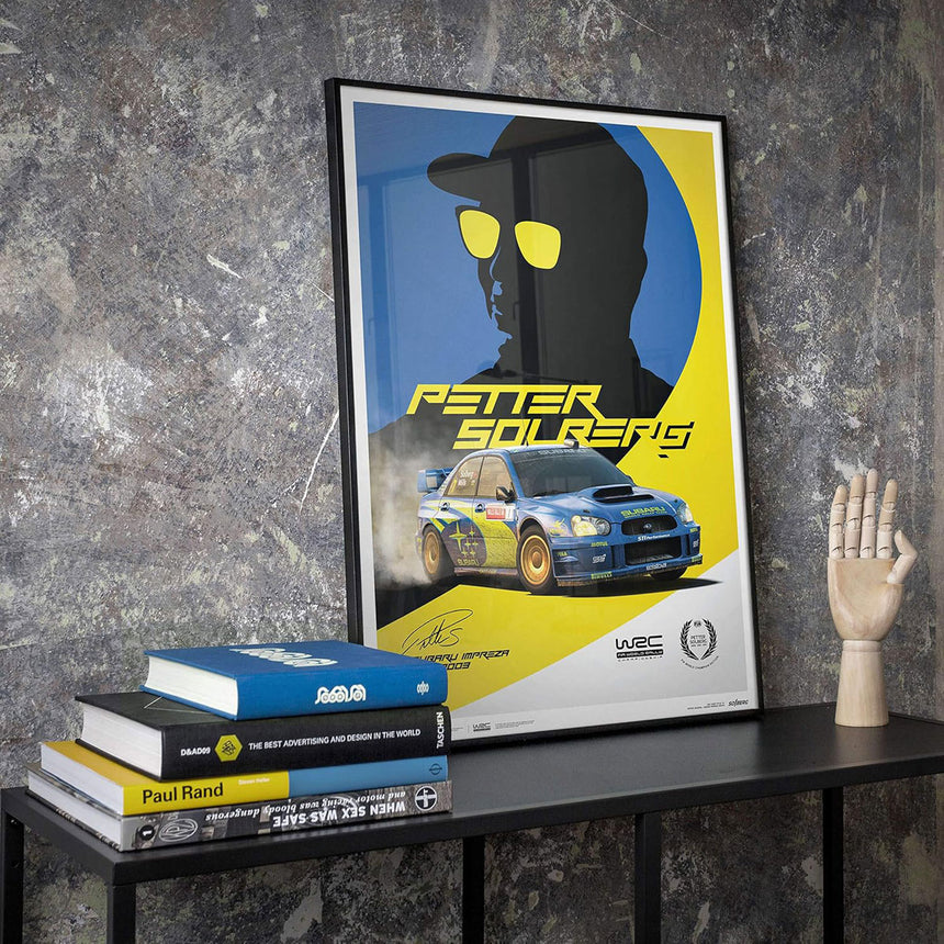 Automobilist Subaru Impreza WRC 2003 Petter Solberg Print Poster