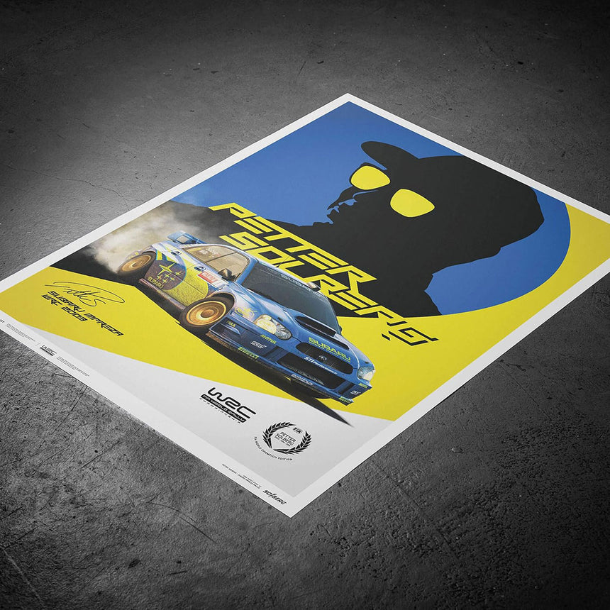 Automobilist Subaru Impreza WRC 2003 Petter Solberg Print Poster