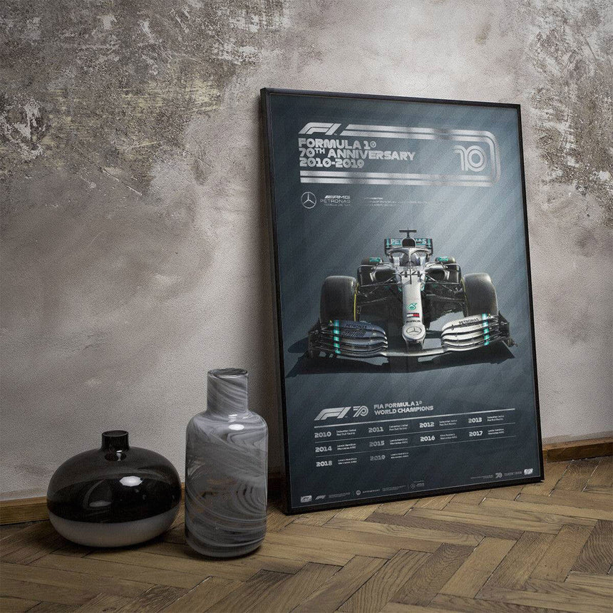Automobilist Formula 1 Decades 2010s Mercedes-AMG Petronas F1 Team Print Poster