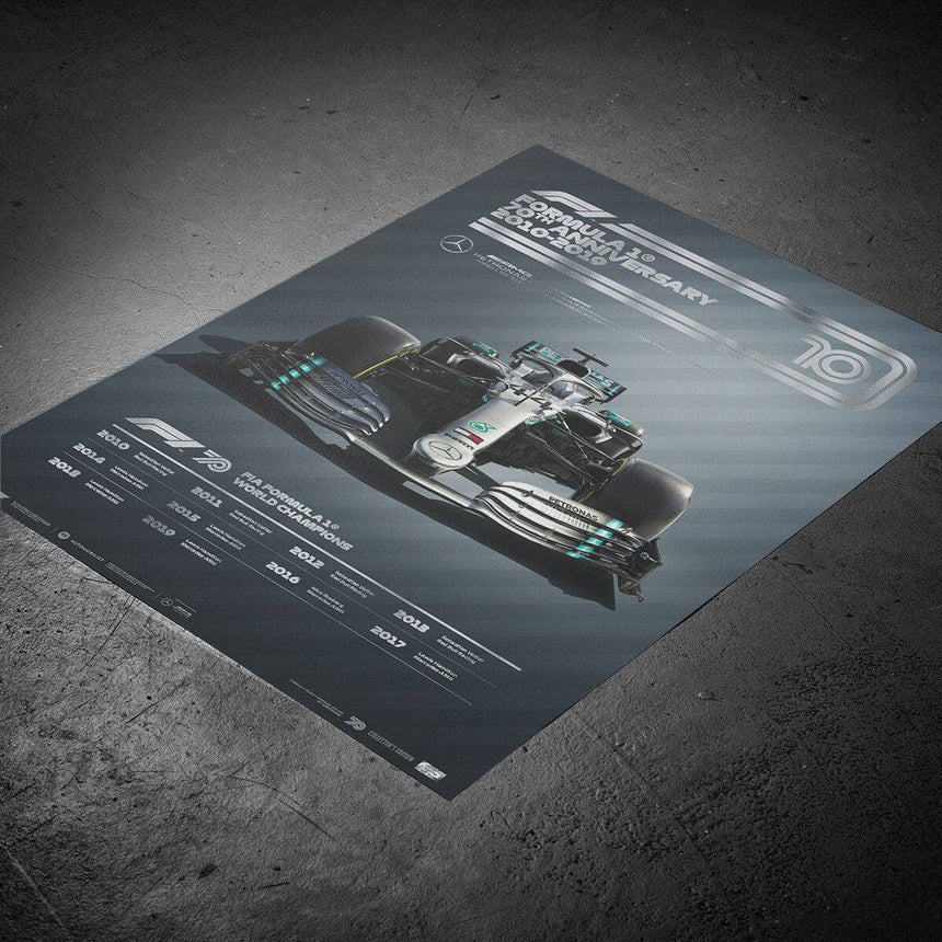 Automobilist Formula 1 Decades 2010s Mercedes-AMG Petronas F1 Team Print Poster