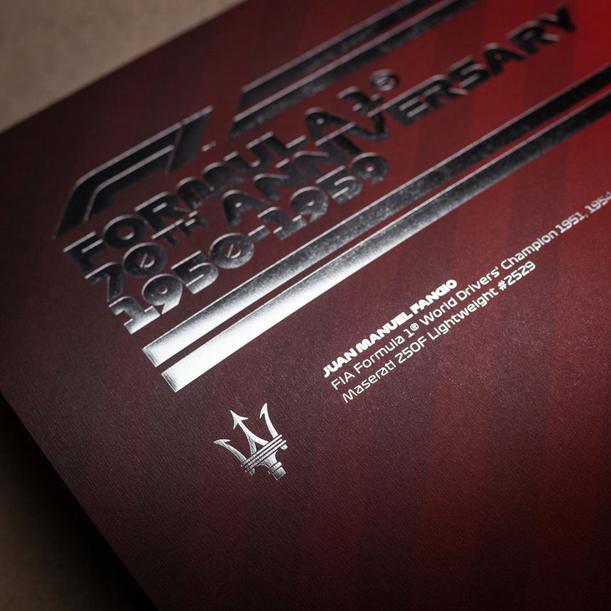 Automobilist Formula 1 Decades Maserati 1950s Collectors Edition Print Poster