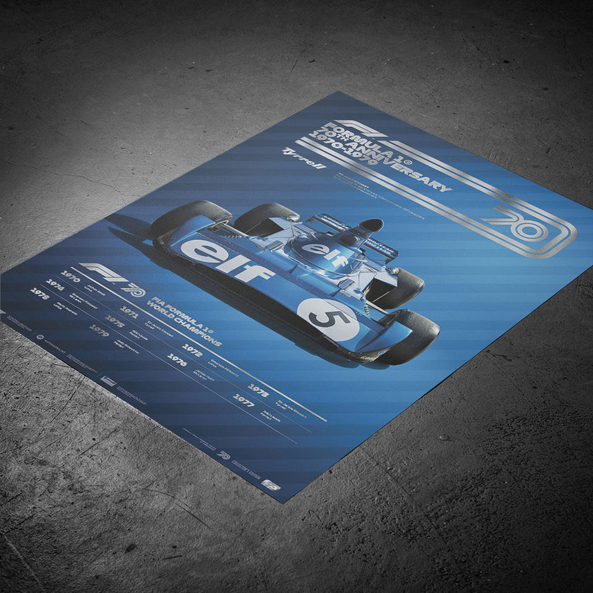 Automobilist Formula 1 Decades Tyrrell 1970s Collectors Edition Print Poster