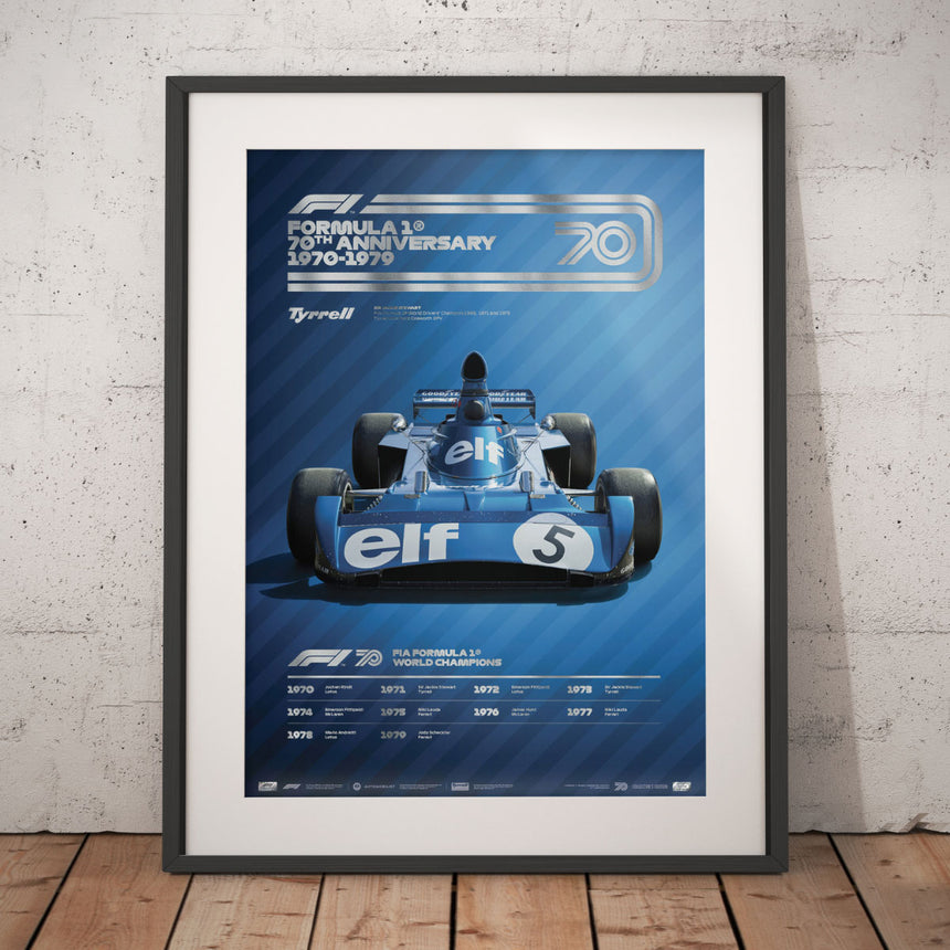 Automobilist Formula 1 Decades Tyrrell 1970s Collectors Edition Print Poster