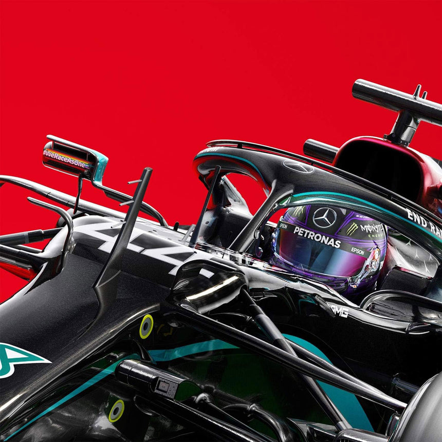 Automobilist Mercedes-AMG Petronas F1 Hungary 2020 Lewis Hamilton Print Poster