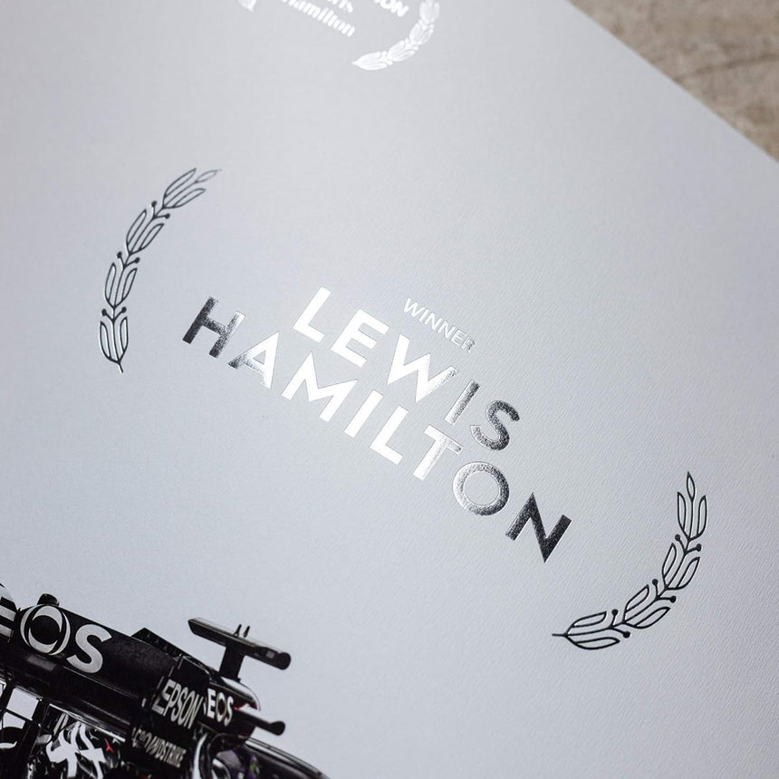 Automobilist Mercedes-AMG Petronas F1 Styria 2020 Lewis Hamilton Print Poster