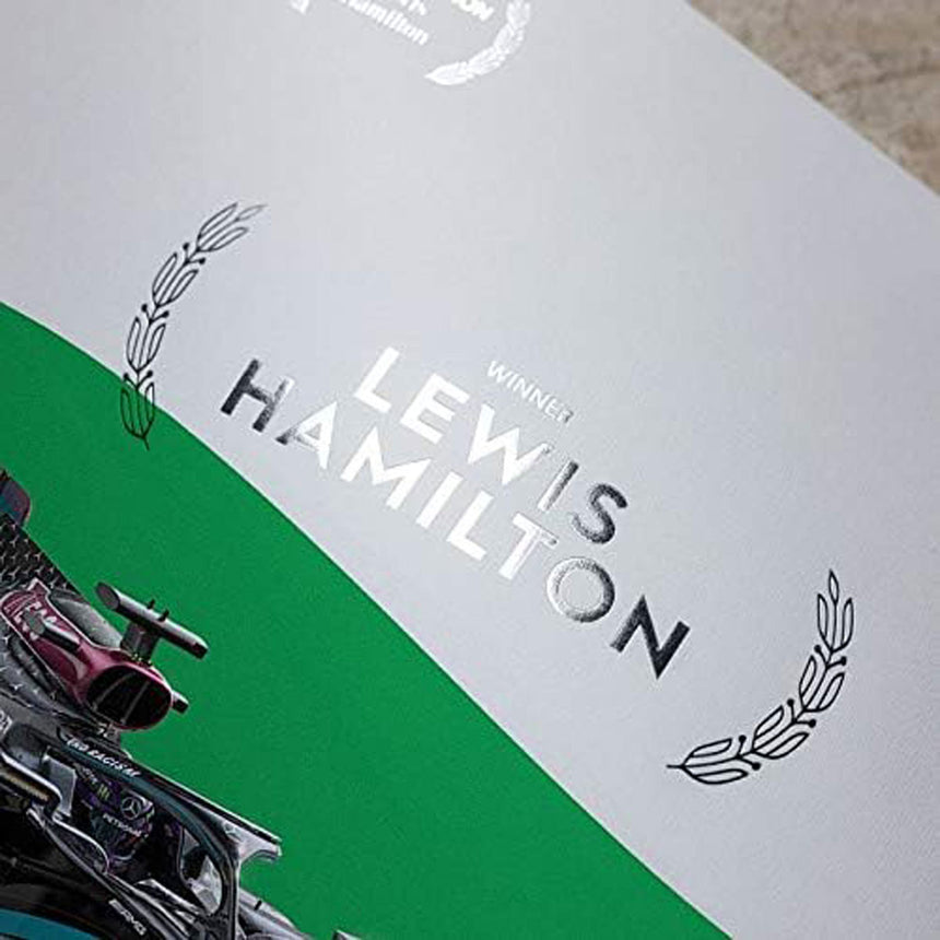 Automobilist Mercedes-AMG Petronas F1 Imola 2020 Lewis Hamilton Print Poster