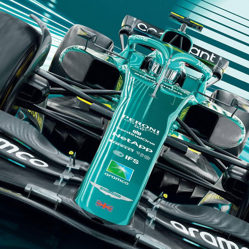 Automobilist Aston Martin Cognizant Formula 1 Team Miami 2022 Print Poster