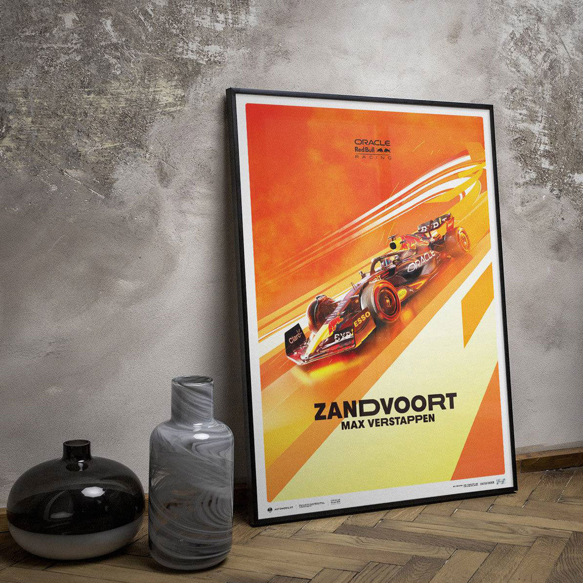 Automobilist Red Bull Racing F1 Max Verstappen 2022 Dutch Grand Prix Print Poster