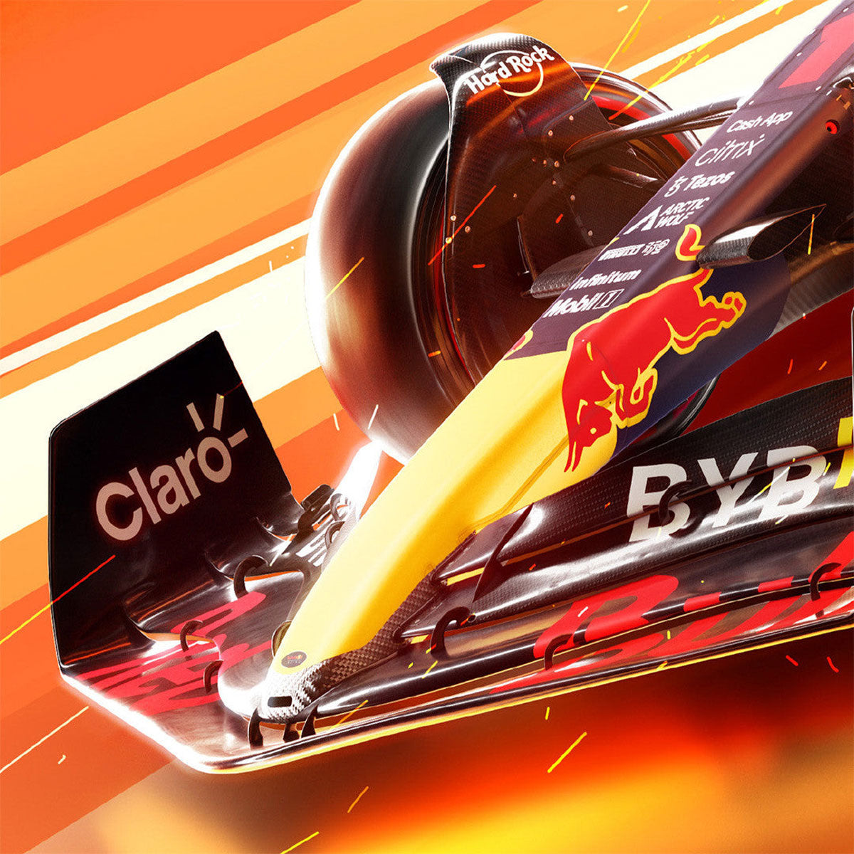 Automobilist Red Bull Racing F1 Max Verstappen 2022 Dutch Grand Prix Print Poster