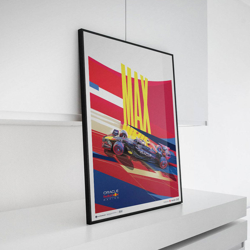 Automobilist Red Bull Racing Max Verstappen 2022 Print Poster