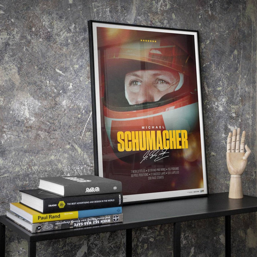 Automobilist Michael Schumacher 2023 Keep Fighting Schumacher Print Poster