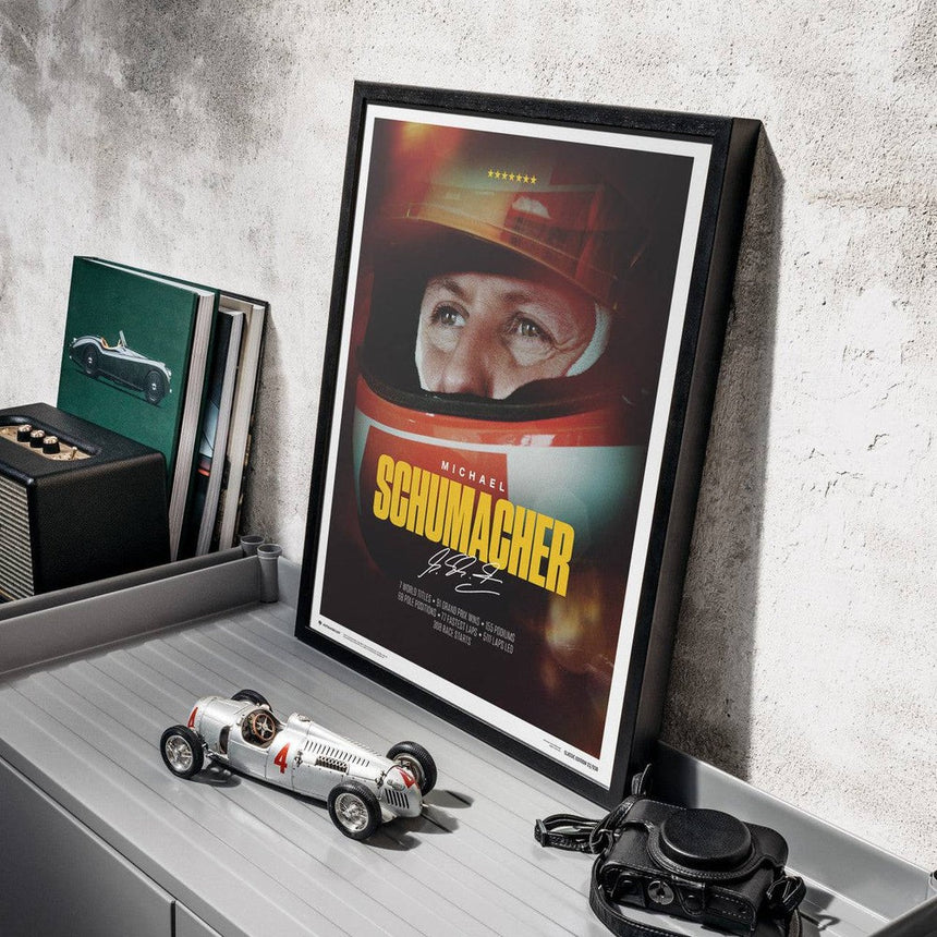 Automobilist Michael Schumacher 2023 Keep Fighting Schumacher Print Poster