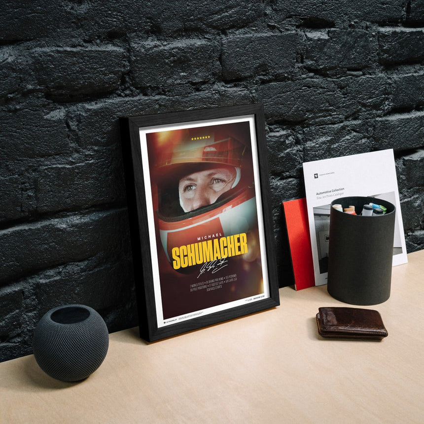 Automobilist Michael Schumacher 2023 Keep Fighting Schumacher Print Poster