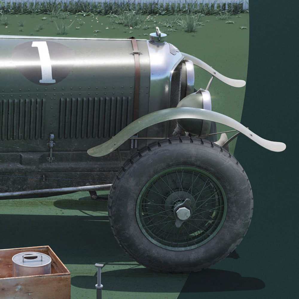 Automobilist 24h Le Mans 100 Years Bentley Speed Six 1929 Print Poster