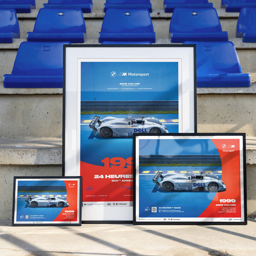 Automobilist BMW V12 LMR 1999 100th Anniversary 24h Le Mans Print Poster