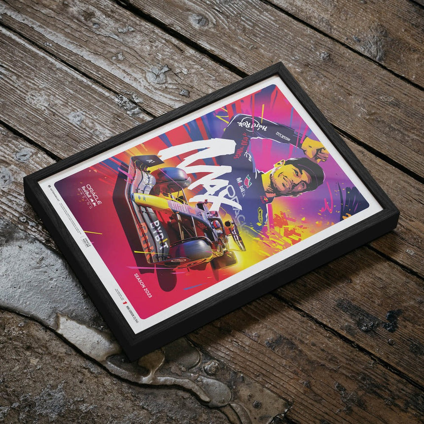 Automobilist Oracle Red Bull Racing Max Verstappen 2023 Print Poster