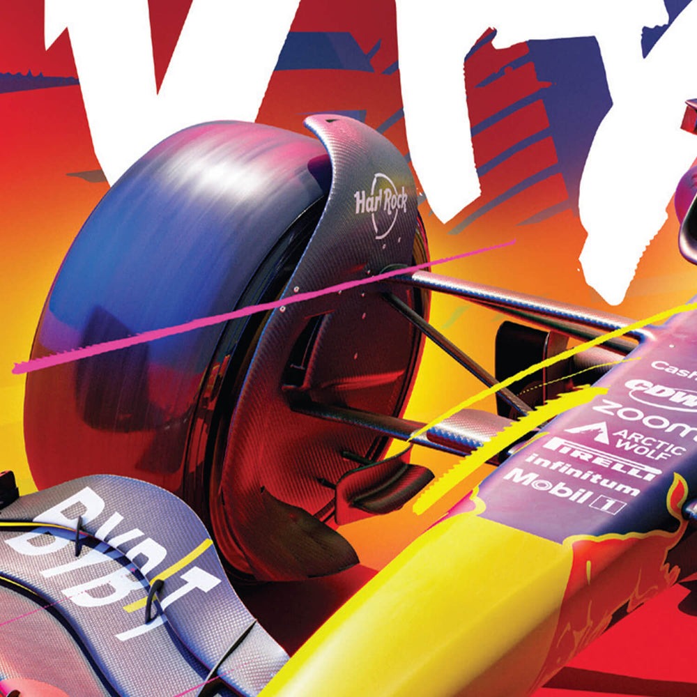 Automobilist Oracle Red Bull Racing Max Verstappen 2023 Print Poster