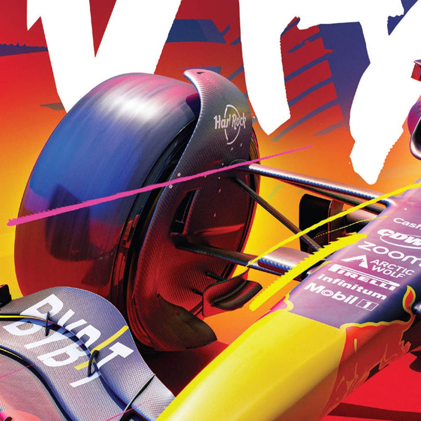Automobilist Oracle Red Bull Racing Max Verstappen 2023 Print Poster