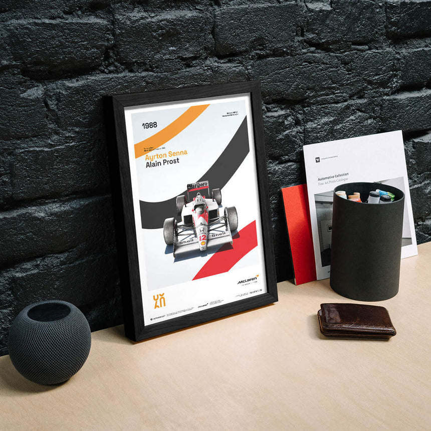 Automobilist McLaren Racing MP4/4 1988 60th Anniversary Print Poster