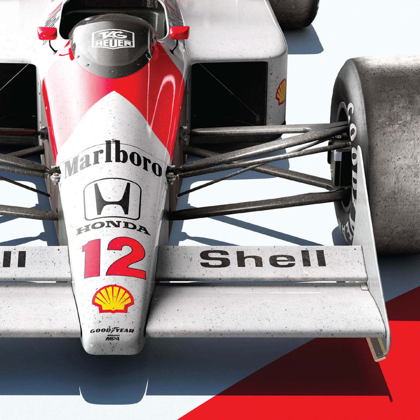 Automobilist McLaren Racing MP4/4 1988 60th Anniversary Print Poster