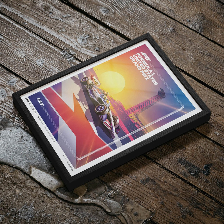 Automobilist Formula 1 United States Grand Prix 2023 Print Poster