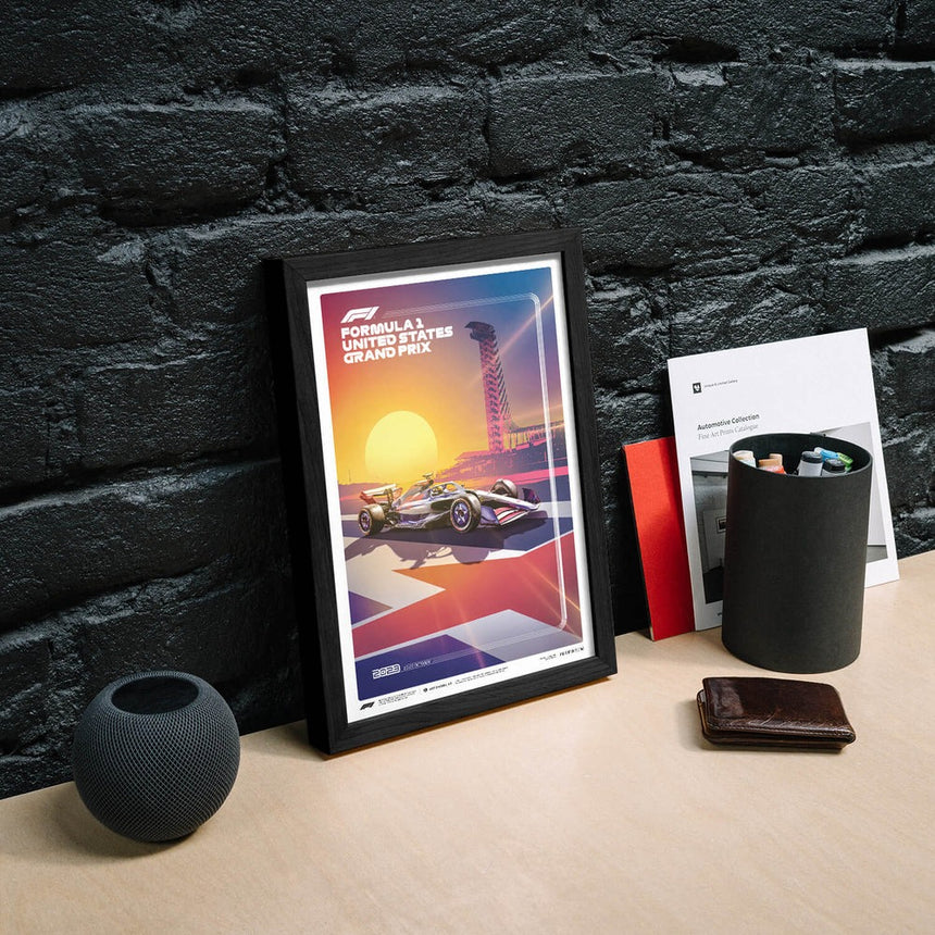 Automobilist Formula 1 United States Grand Prix 2023 Print Poster