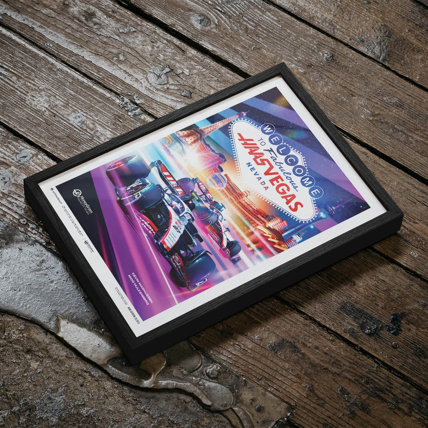Automobilist MoneyGram Haas F1 Team Las Vegas 2023 Print Poster