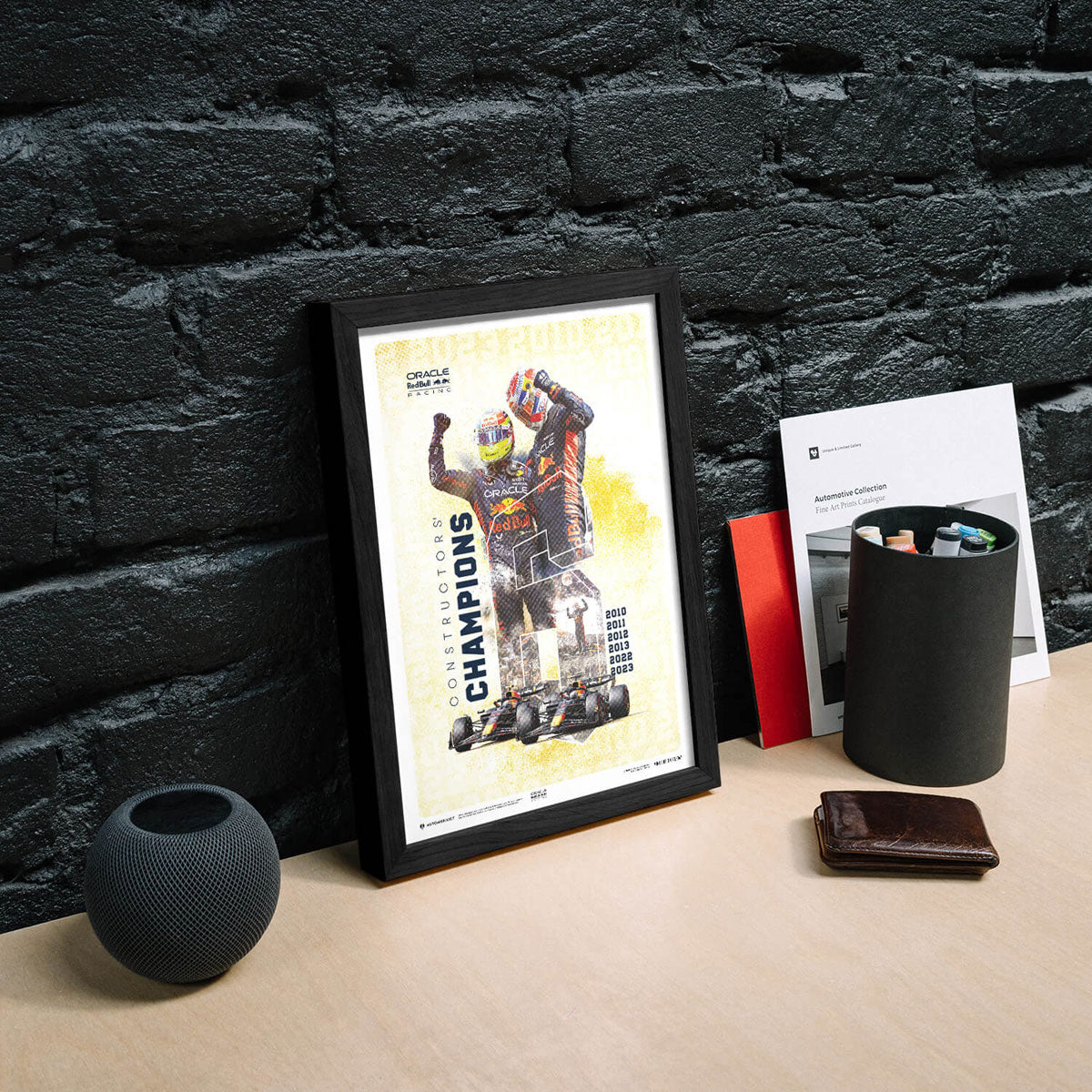 Automobilist Red Bull Racing F1 World Constructors Champions 2023 Print Poster