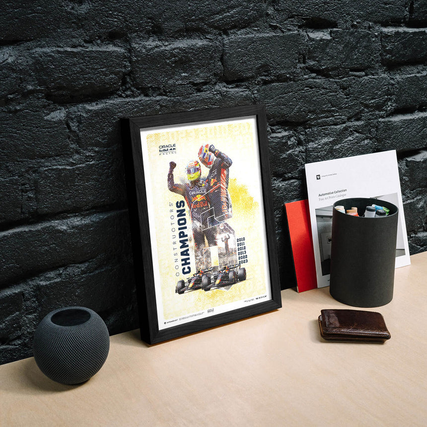 Automobilist Red Bull Racing F1 World Constructors Champions 2023 Print Poster