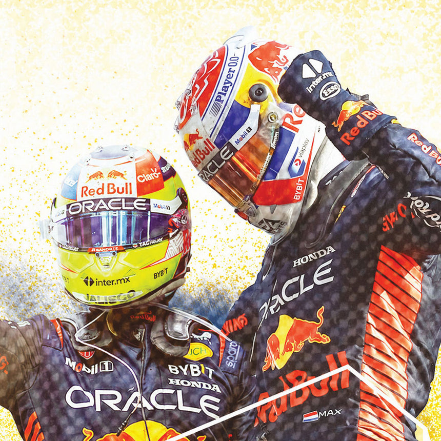 Automobilist Red Bull Racing F1 World Constructors Champions 2023 Print Poster