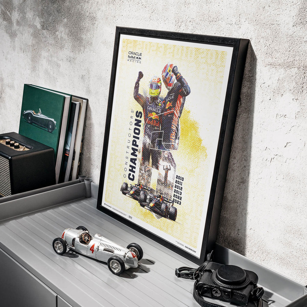 Automobilist Red Bull Racing F1 World Constructors Champions 2023 Print Poster