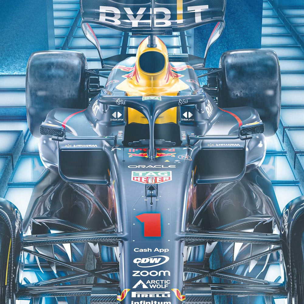 Automobilist Red Bull Racing RB19 Most Successful F1 Car Ever 2023 Print Poster