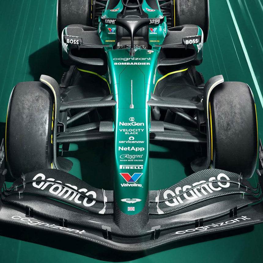 Automobilist Aston Martin Formula 1 Team AMR24 2024 Hyper-Focus Print Poster