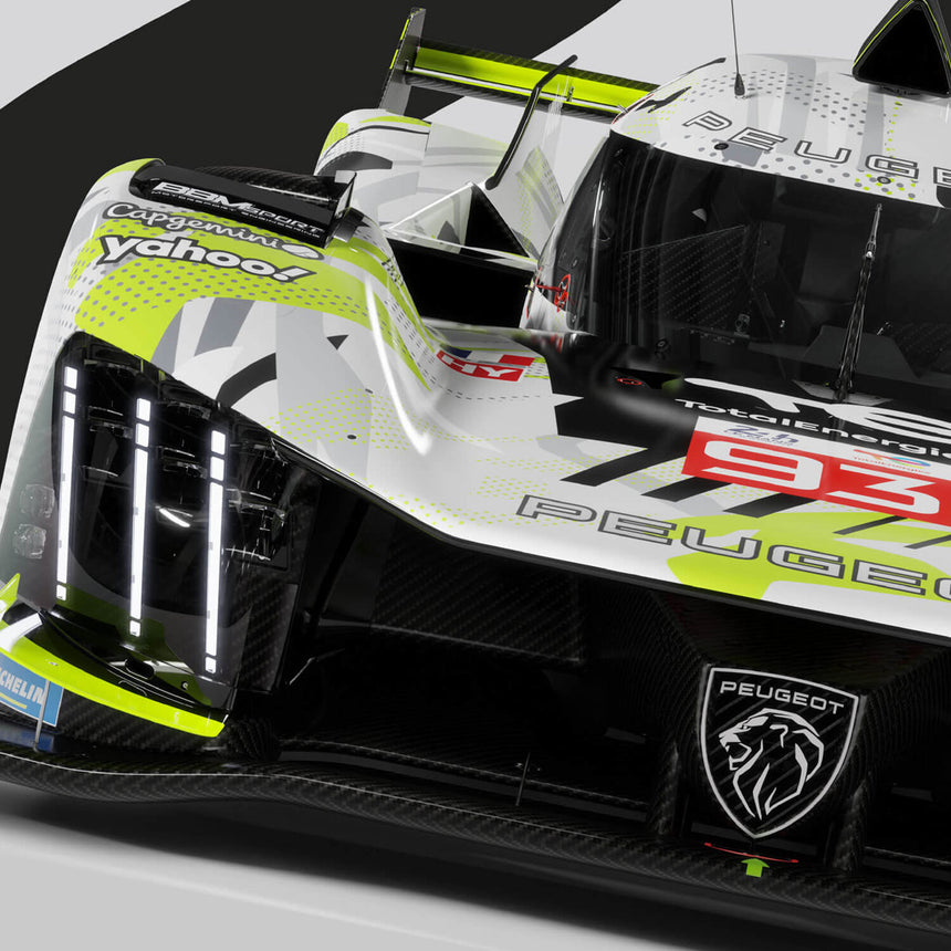 Automobilist Peugeot 9X8 Team Peugeot Totalenergies 2024 Poster Print