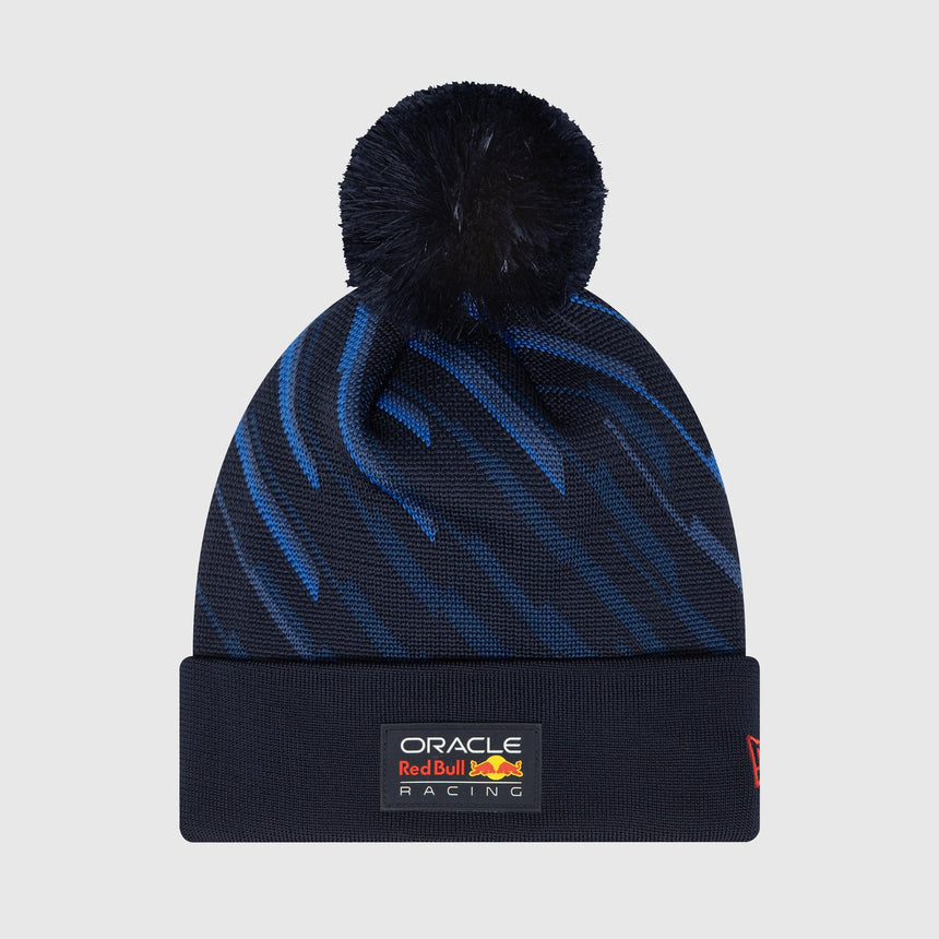 Red Bull Racing F1 Team 2023 Navy Bobble Beanie Hat