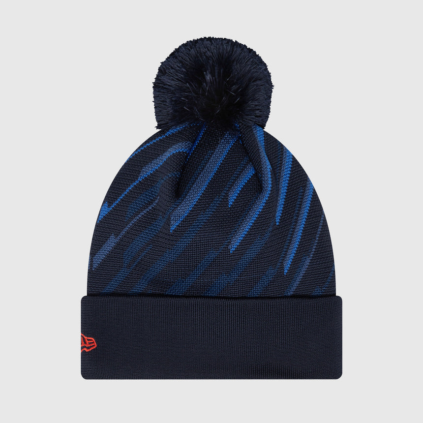 Red Bull Racing F1 Team 2023 Navy Bobble Beanie Hat