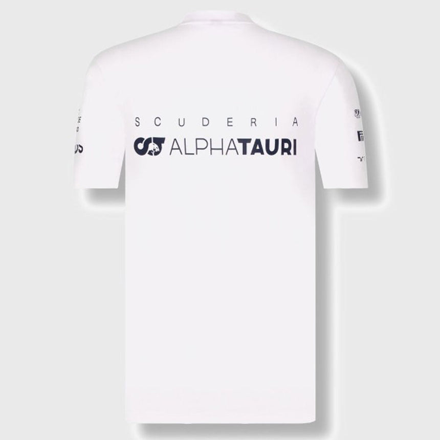 Scuderia AlphaTauri F1 Team White/Navy Drivers Tee Shirt