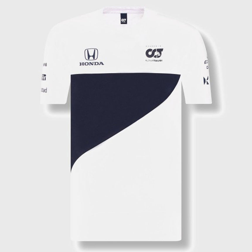 Scuderia AlphaTauri F1 Team White/Navy Drivers Tee Shirt