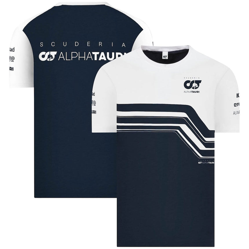 Scuderia AlphaTauri F1 Team White/Navy Drivers Tee Shirt