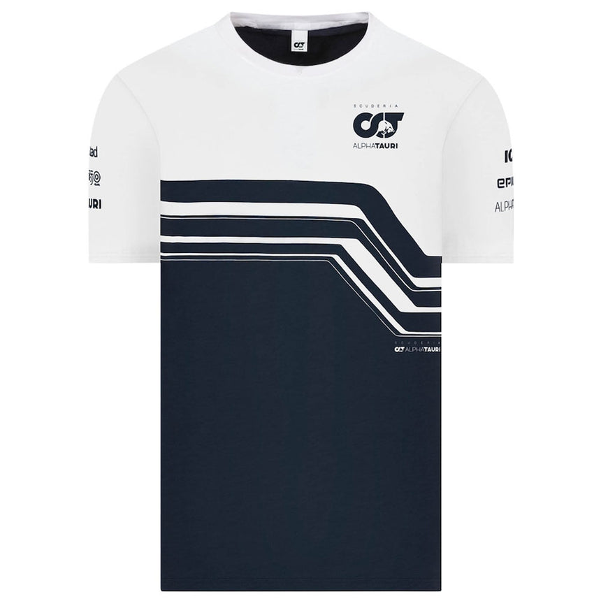 Scuderia AlphaTauri F1 Team White/Navy Drivers Tee Shirt