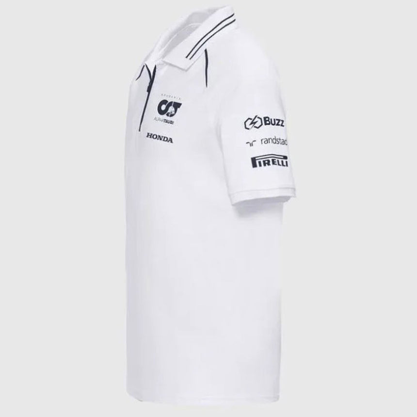 Scuderia AlphaTauri F1 Team White Teamline Polo Tee Shirt