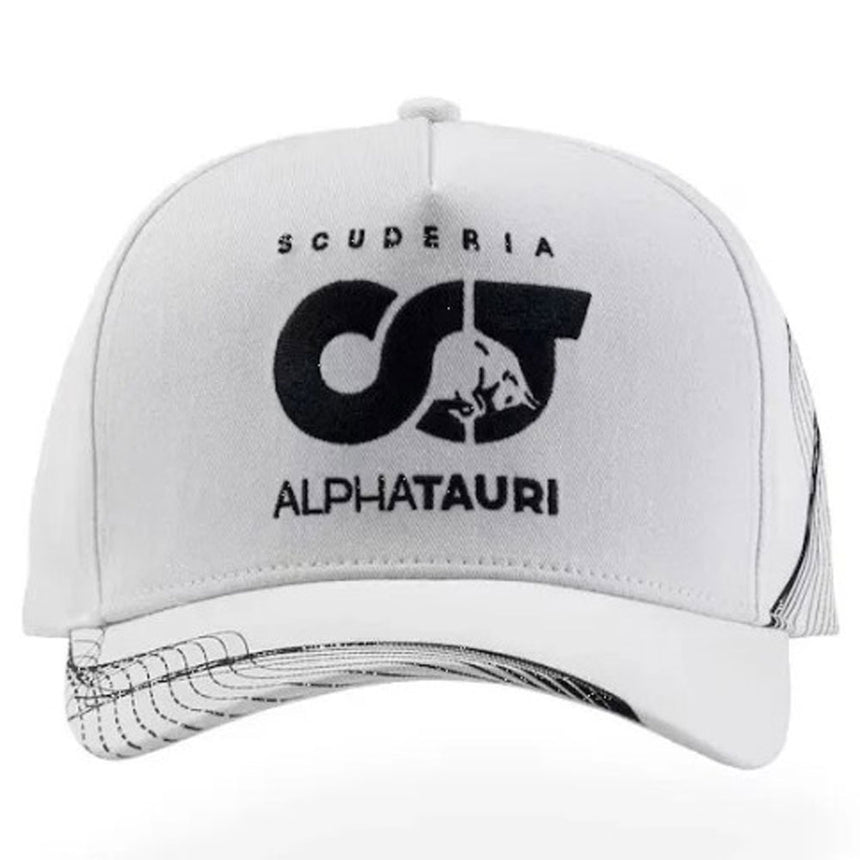 Scuderia AlphaTauri F1 Team White Logo Adjustable Size Baseball Cap
