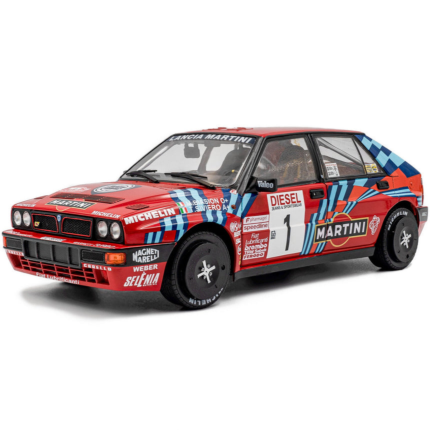 Solido 1:18 Scale Lancia Delta HF Integrale Rally San Remo 1989 Model Car