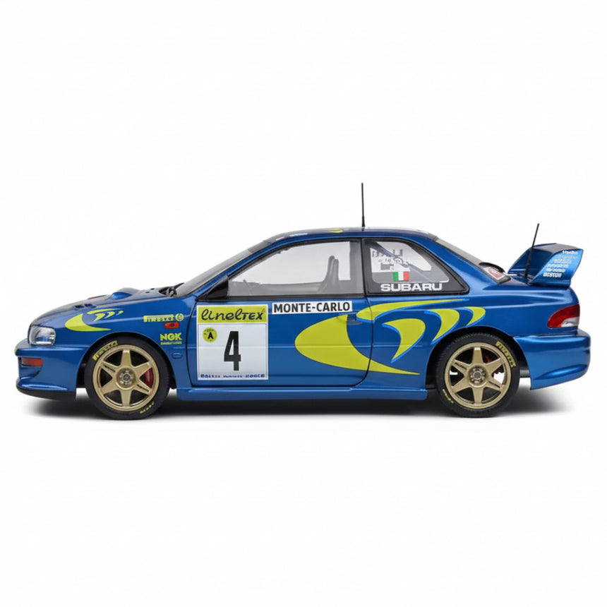 Solido 1:18 Scale Subaru Impreza WRX S5 WRC Rallye Montecarlo 1997 Model Car
